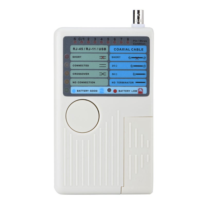 Testeur de réseau RJ45 / RJ11 / USB / BNC et détecteur de câbles LAN - 3