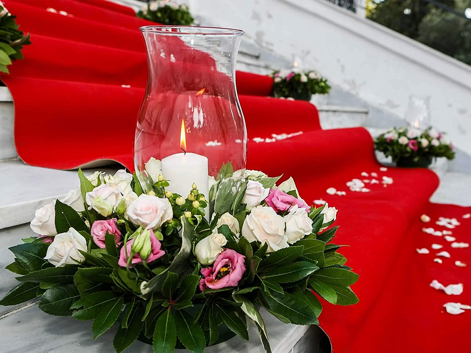 Passatoia corridoio a metro per matrimonio e cerimonie - Altezza 1 metro - ROSSA - 3