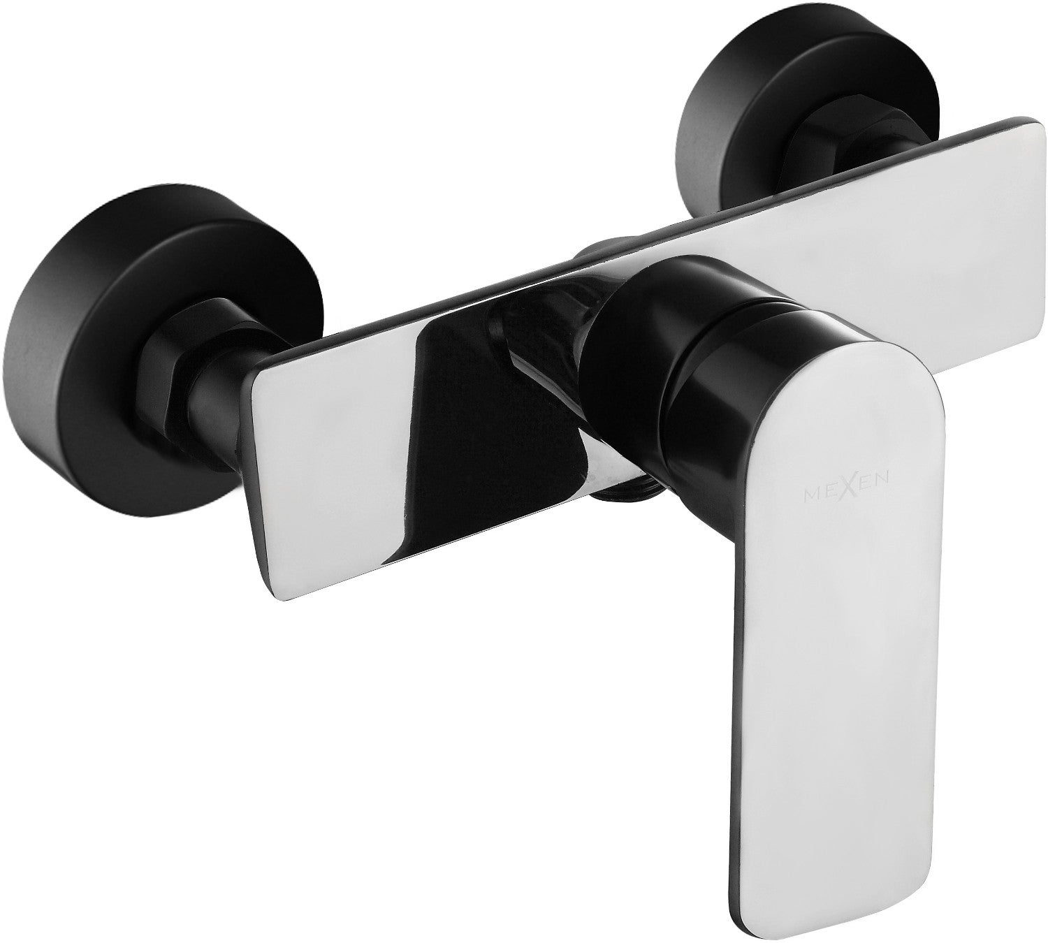Mexen Alfa bateria prysznicowa, czarna/chrom - 745740-71