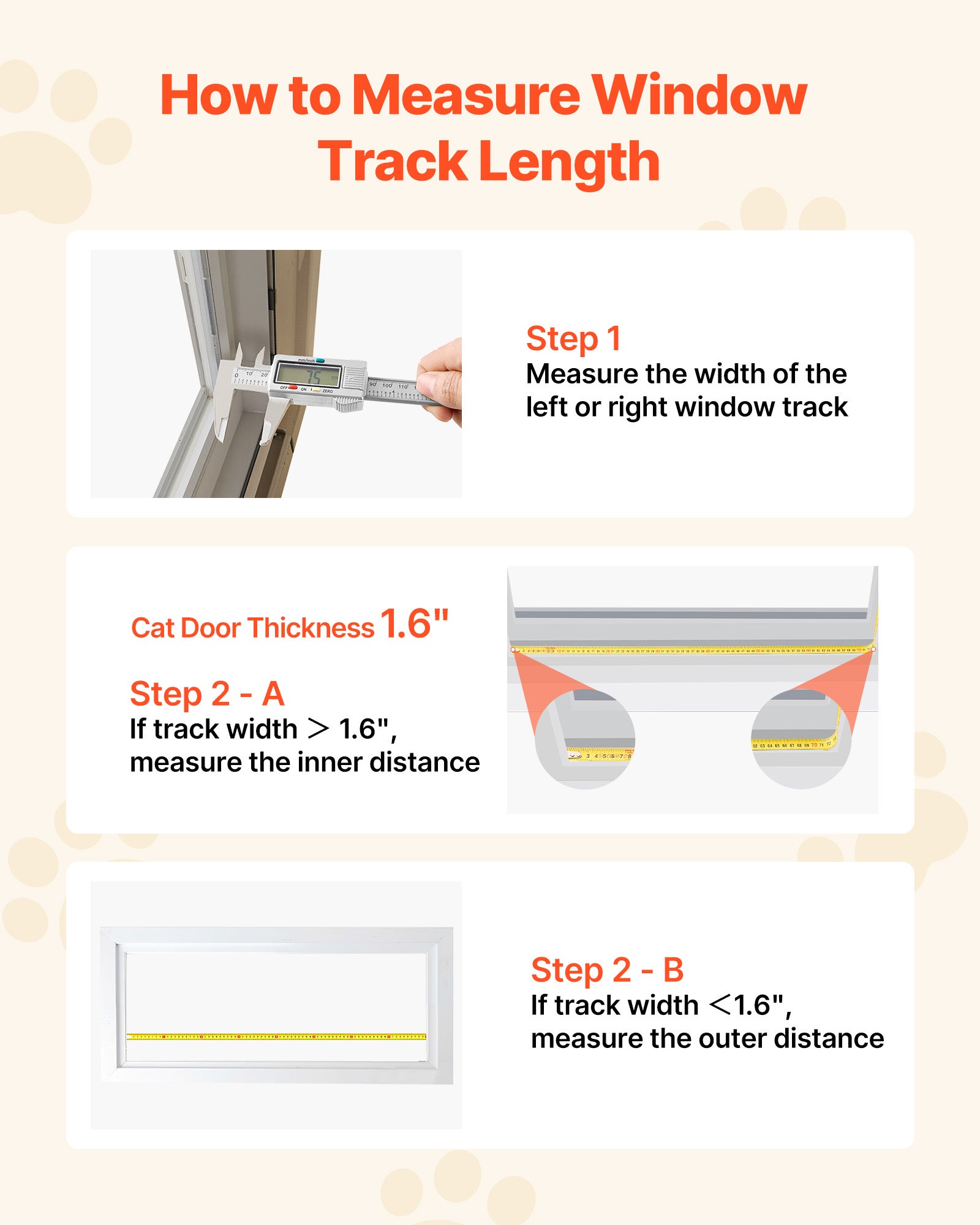 Aba Cat adequada para janelas VEVOR de 889 a 1016 mm, 4 modos de travamento, fecho magnético, vidro de alumínio de alta transparência, branco - 7
