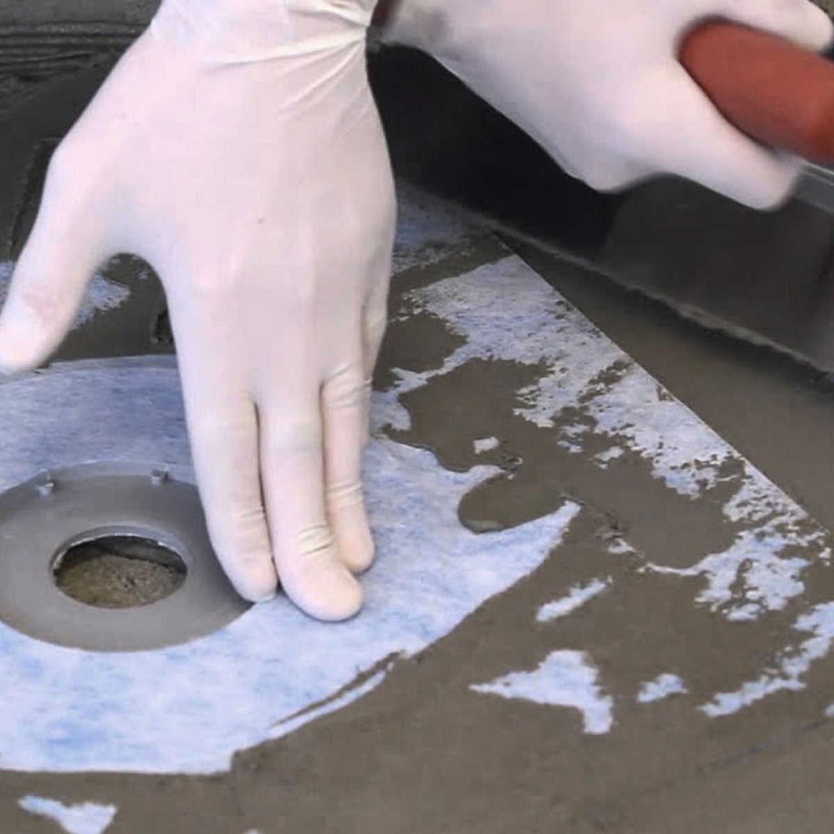 Bâche imperméable Cumifelt (2,5m x 1m) - Empêche les fuites d'eau dans les salles de bains, douches, piscines... Bâche imperméable - 2