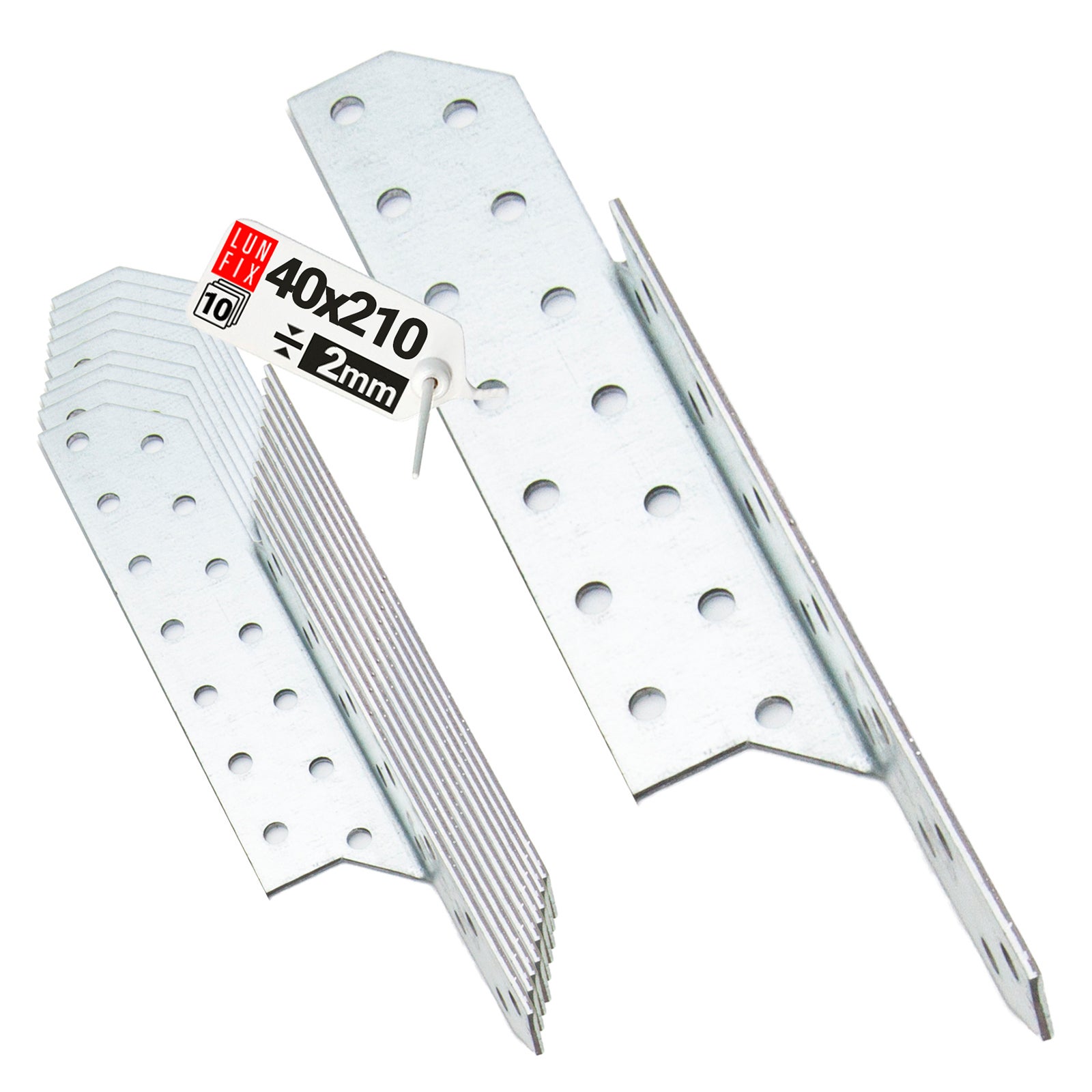 Łącznik krokwiowy 40x210 mm prawy 10szt.