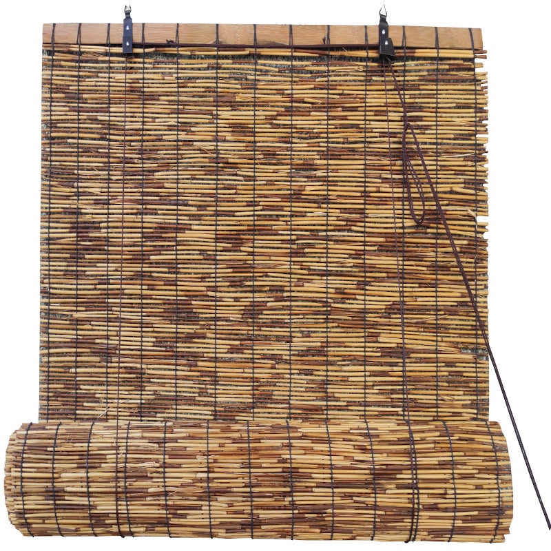 Tenda A Rullo In Bambù MadeInNature 150x180 Cm - Fissaggio Senza Foratura Per Finestre PVC - 2