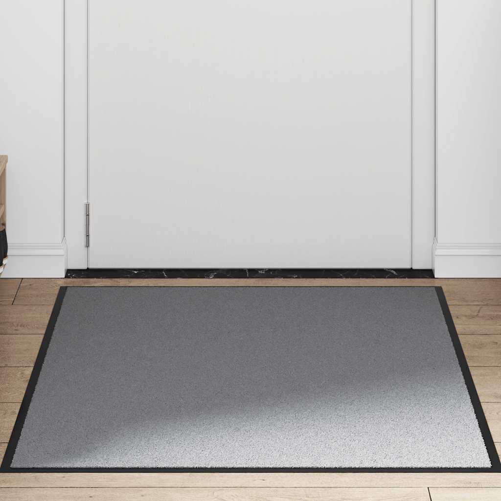 Paillasson gris 90x120 cm vidaXL - 4