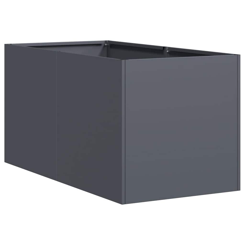 Jardinière，Pot de Fleurs anthracite 40x80x40 cm acier laminé à froid CFW68578 - 2