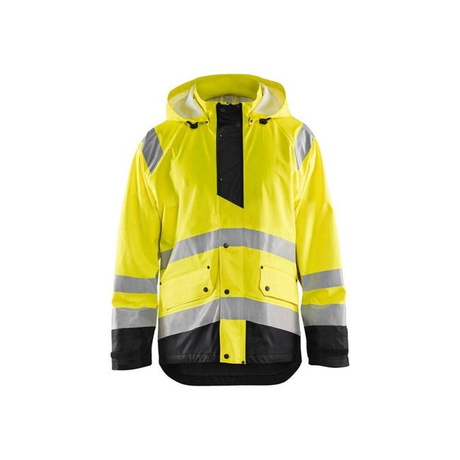 PORTWEST H443YBR Veste de pluie Hi-Vis bicolore, jaune/noir | Mister PORTWEST H443YBR Veste de pluie Hi-Vis bicolore, jaune/noir | Mister