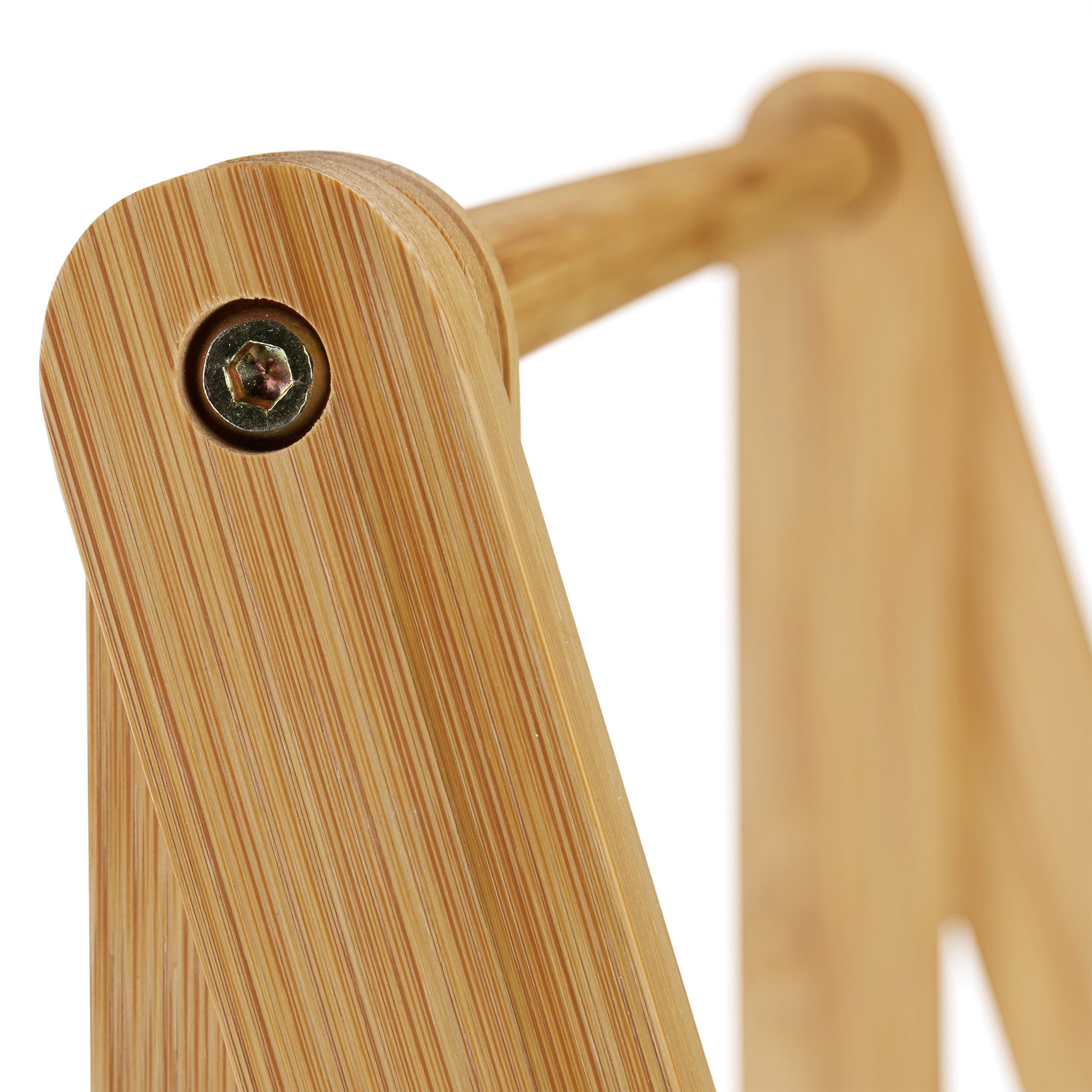 Escalier étagère pour fleurs bambou 3 étages pliant rangement plantes HxlxP: 99 x 45 x 32 cm, nature, Relaxdays - 7