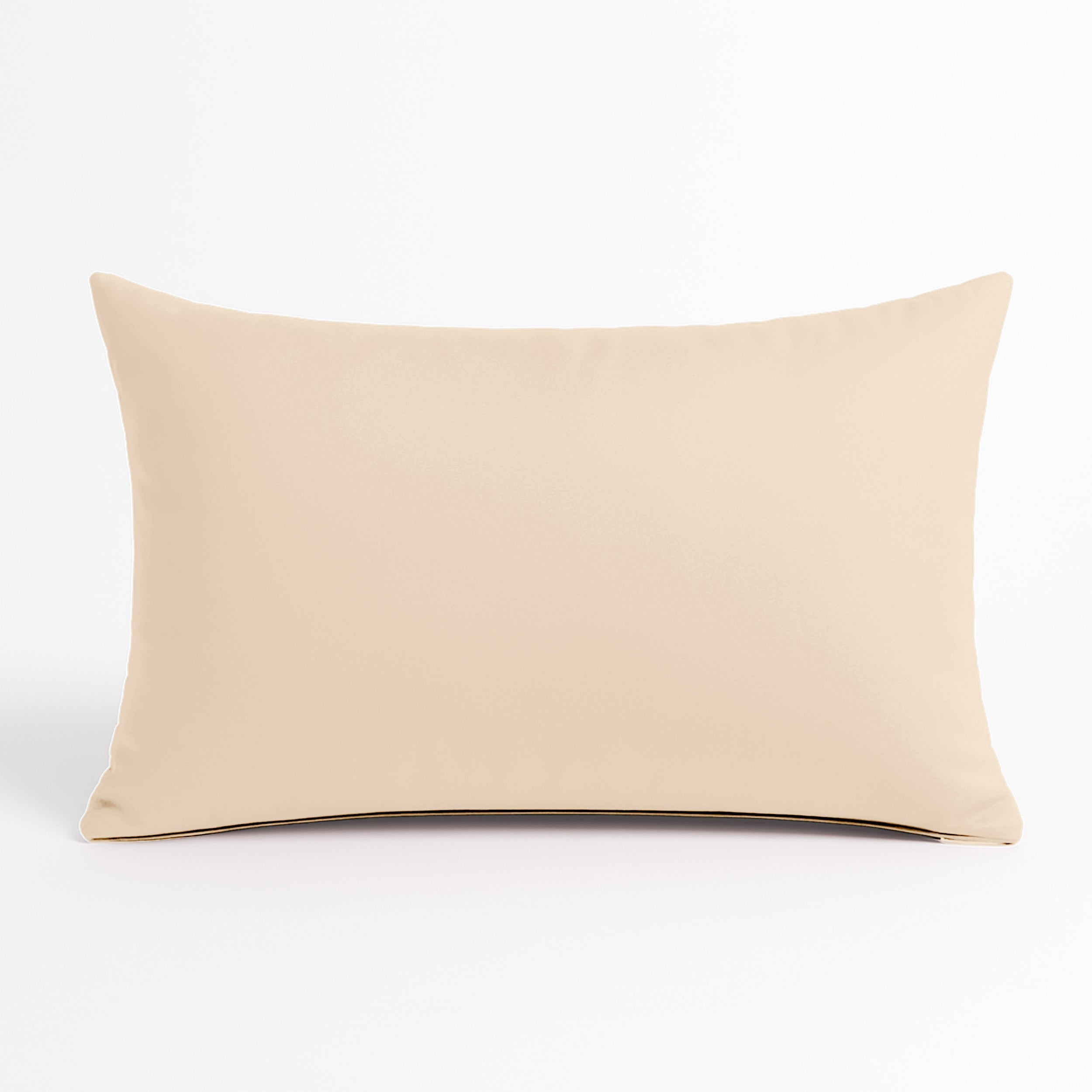 Coussin de décoration extérieur, déhoussable, lot de 2, 60x35cm - Beige - 4