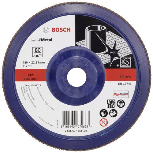 Bosch PRO X571 Tarcza lamelkowa 180 mm G80 - 2608607344