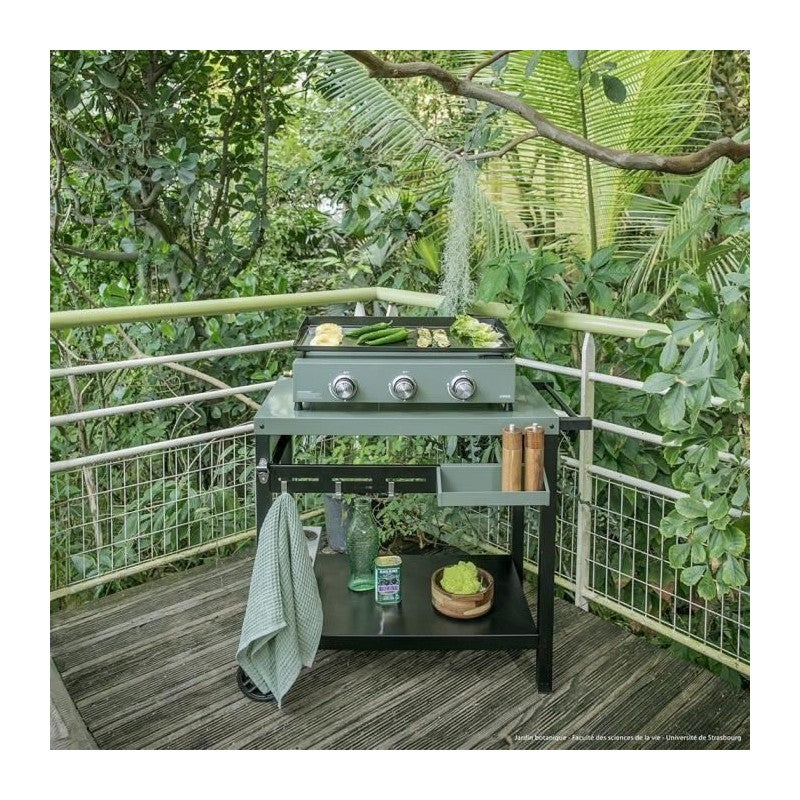 Desserte pour plancha - LIVOO - GS167V - Vert / Noir - 5