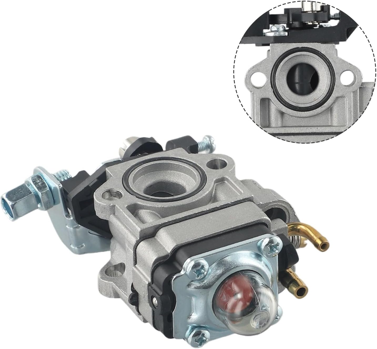 Carburatore 22cc 26cc 33cc 34cc 36cc, carburatore da 11 mm, parte di ricambio per tagliasiepi, decespugliatore - 4