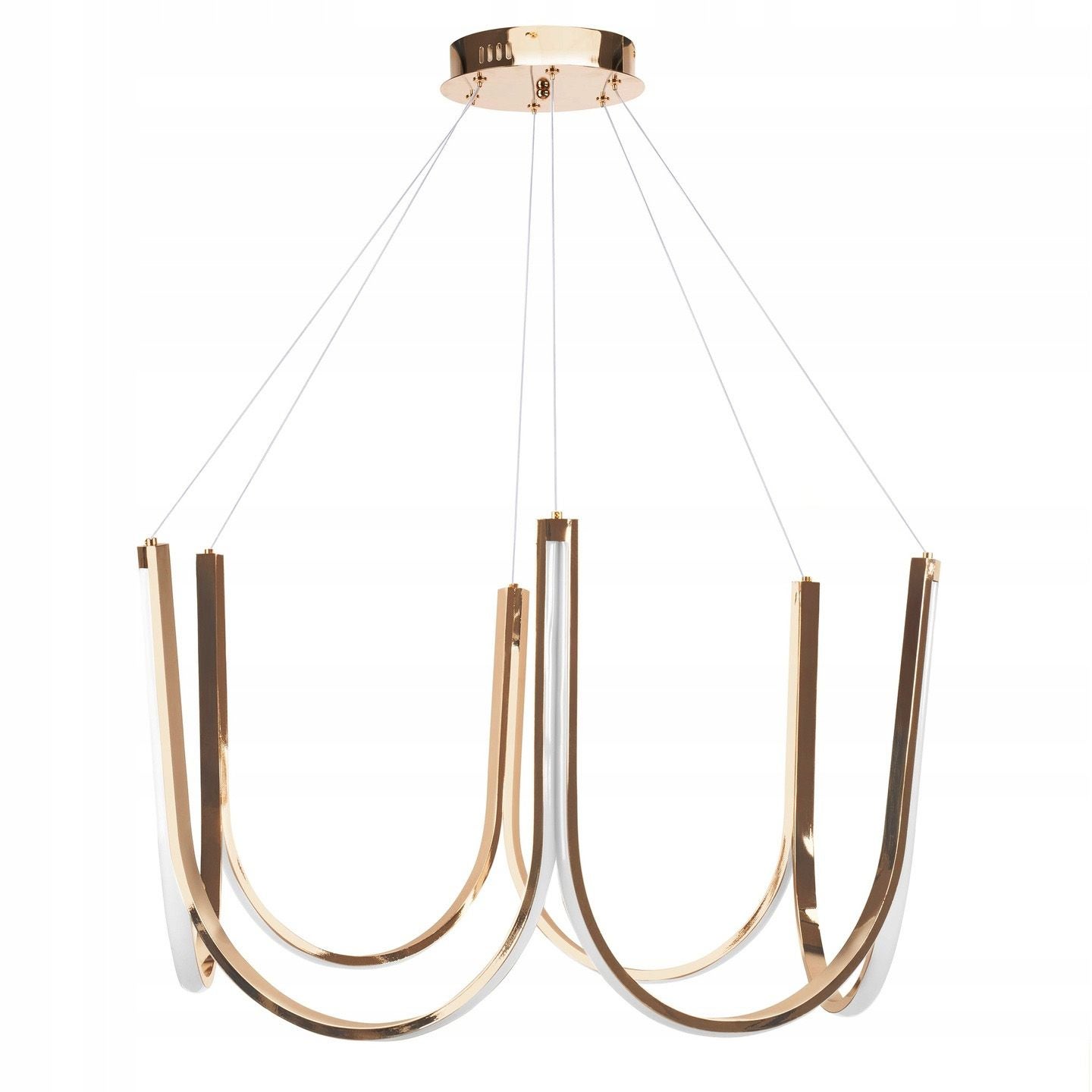 Lampa Sufitowa Wisząca Led Toolight App1749-Cp Złoty