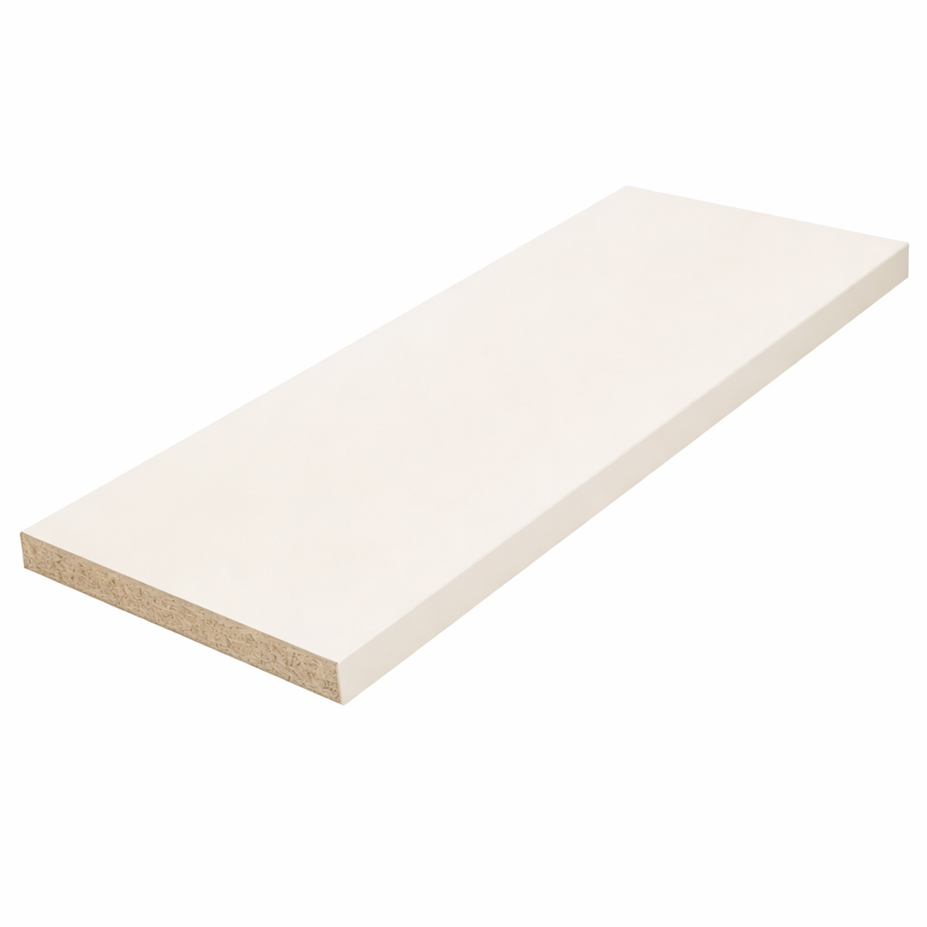 Plan de travail stratifié Blanc 1800 x 600 x 28 mm - PEFC 75% - Gamme Essentiel - 2