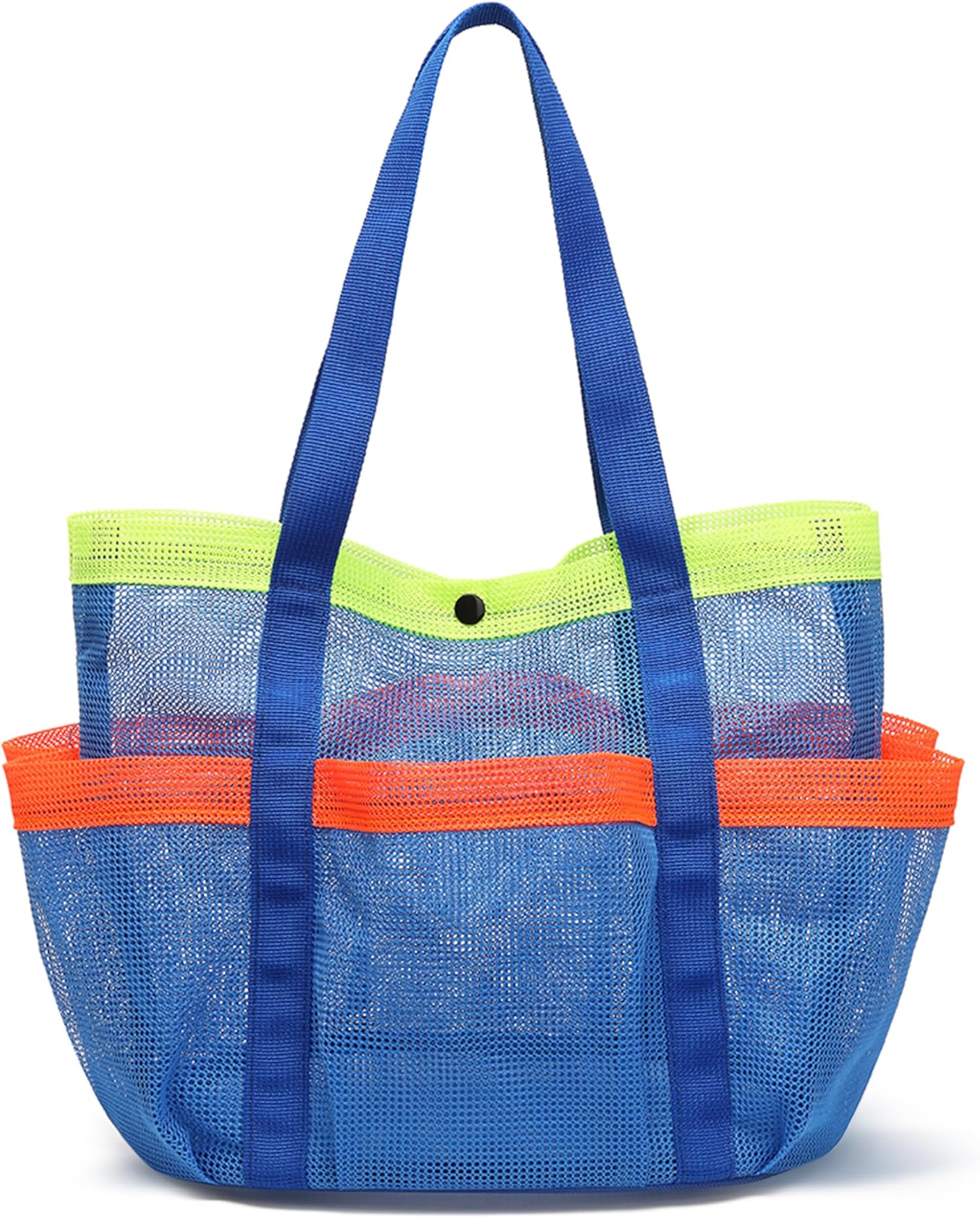 Fourre-tout Plage Piscine Pliable Sac De Plage En Maille Tonone 70x45x18cm - Fourre-tout Anti-sable Pliable Avec Fermeture éclair
