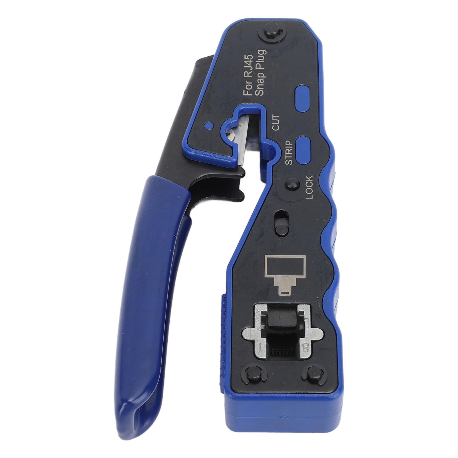 Pince Rj45 Pro Pince à sertir Ethernet traversante RJ45 CAT6 Kit de coupe-pince à ...