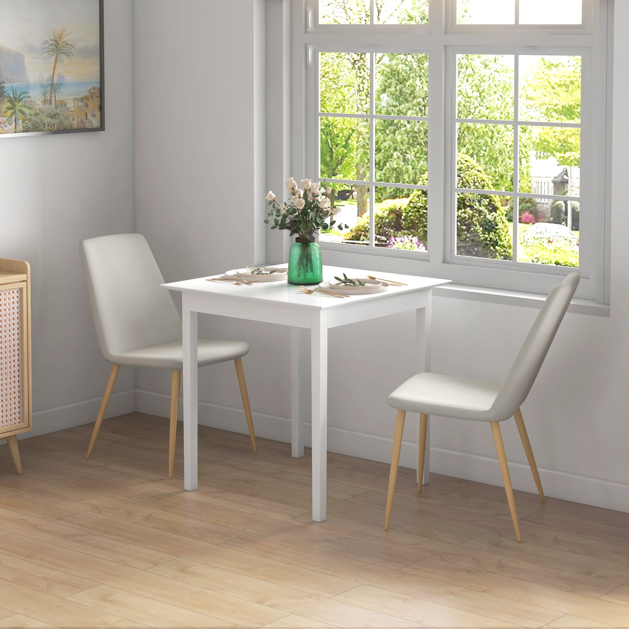 Table à manger, pour la cuisine, table à manger, table carrée, design ...
