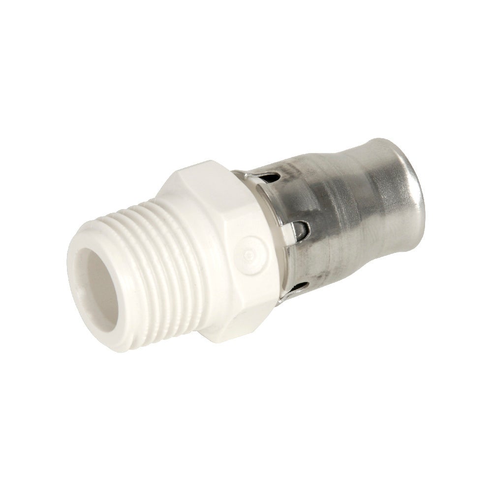 Racord prin impingere (Push-fit) cu filet exterior PPSU 20 mm - 1/2