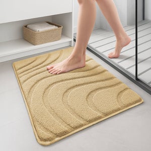 Lot De 4 Tapis Antidérapants Lavables Style Rom/tzigane - 3x 80x120cm + 1x 50x70cm - Gris Argenté