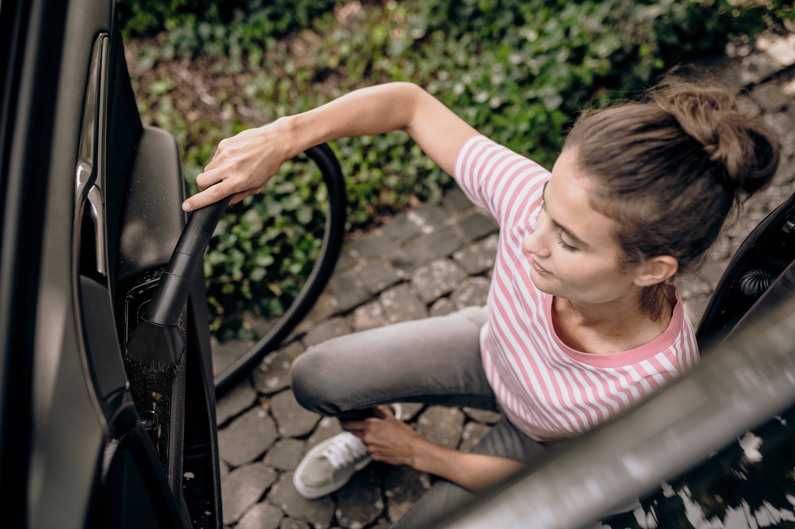 Kit de brosses poils durs et doux pour aspirateur Karcher - 2