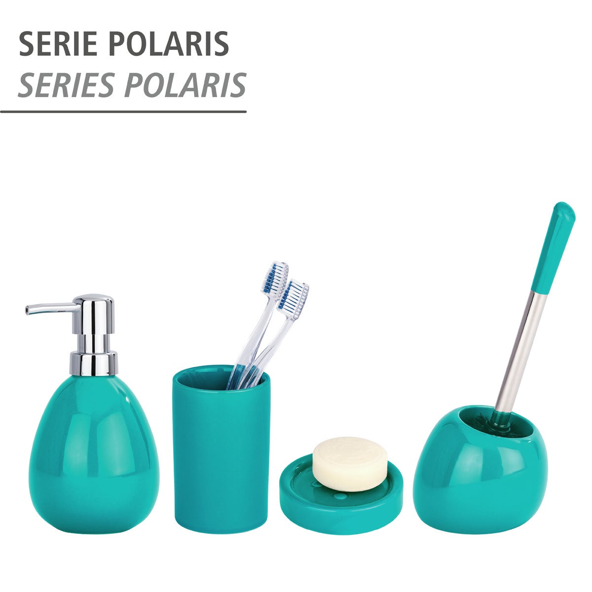 Polaris Support Brosse Chromé, WENKO - 5