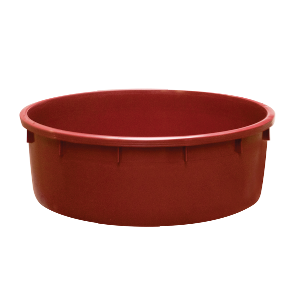 Baquet rond renforcé 275 Litres Bordeaux