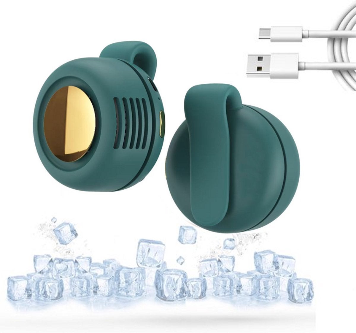Mini ventilator, ventilatoare fără lame silențioase reîncărcabile prin USB, potrivite pentru utilizare în exterior, călătorii și birou