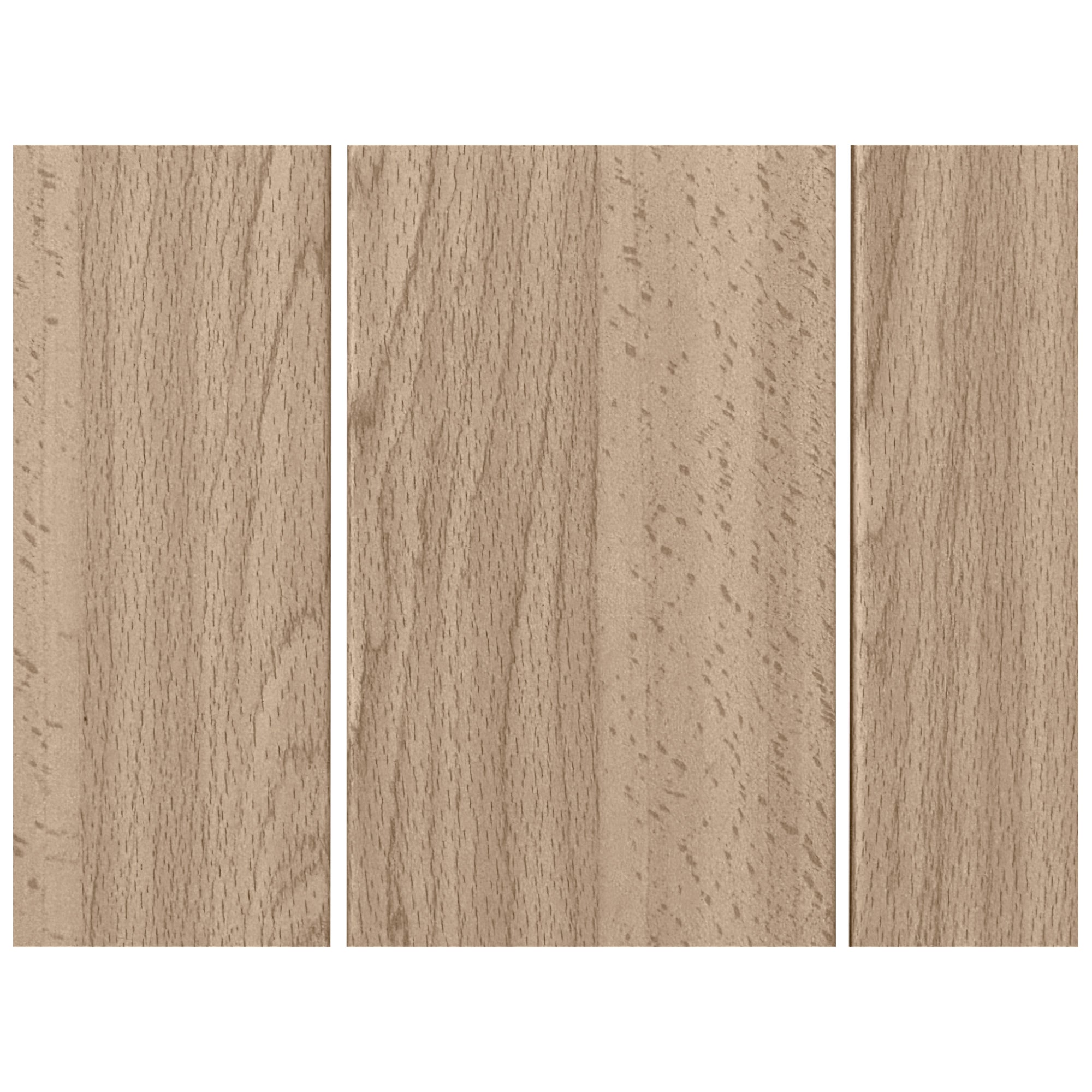 DHOME Tête de lit en bois recyclé MDF Vertical Pallet Style 150x46 Lits 150 - Bois Naturel - 3