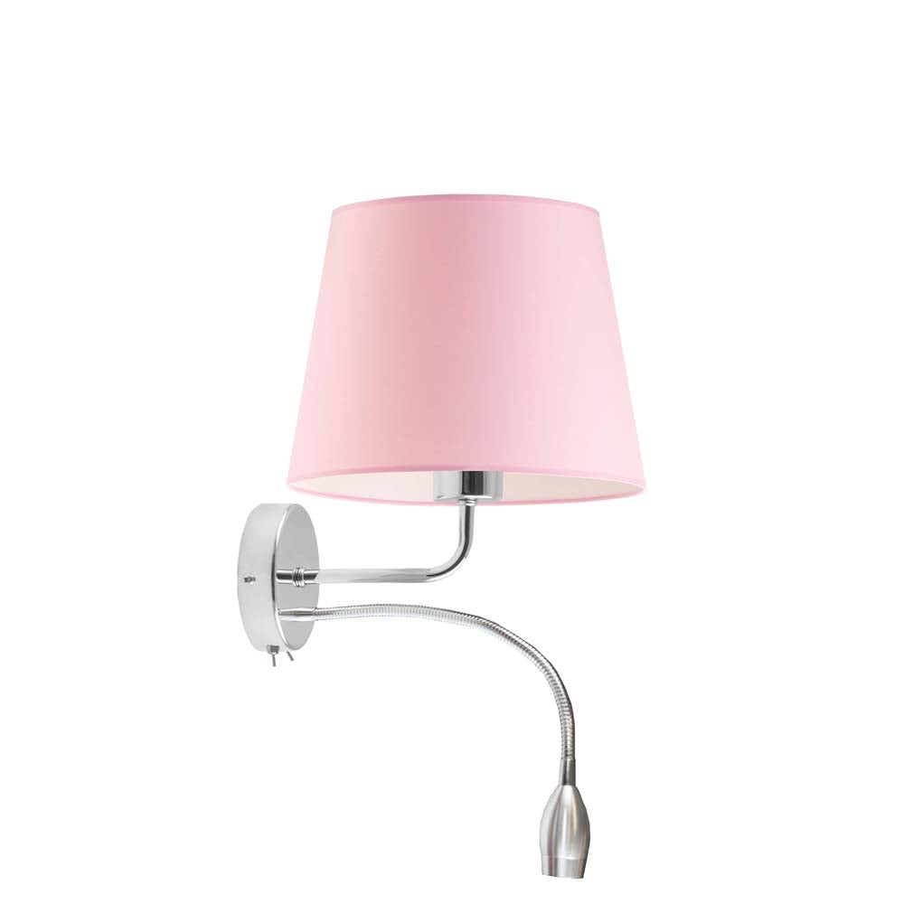 Kinkiet LED lampa ścienna lampa na ścianę z abażurem stożek BLUES