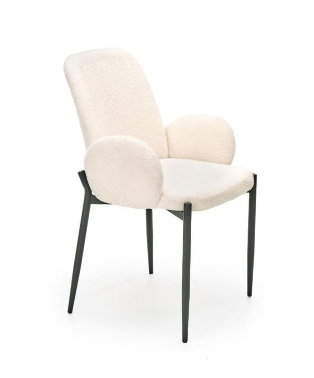 Krzesło tapicerowane K477 kremowe