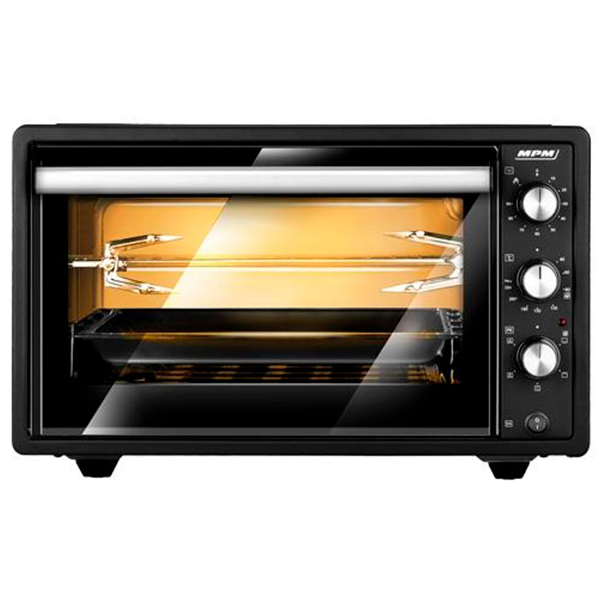 HOMCOM Four électrique multifonction de table Mini four grille-pain 13L 1200W Friteuse à air