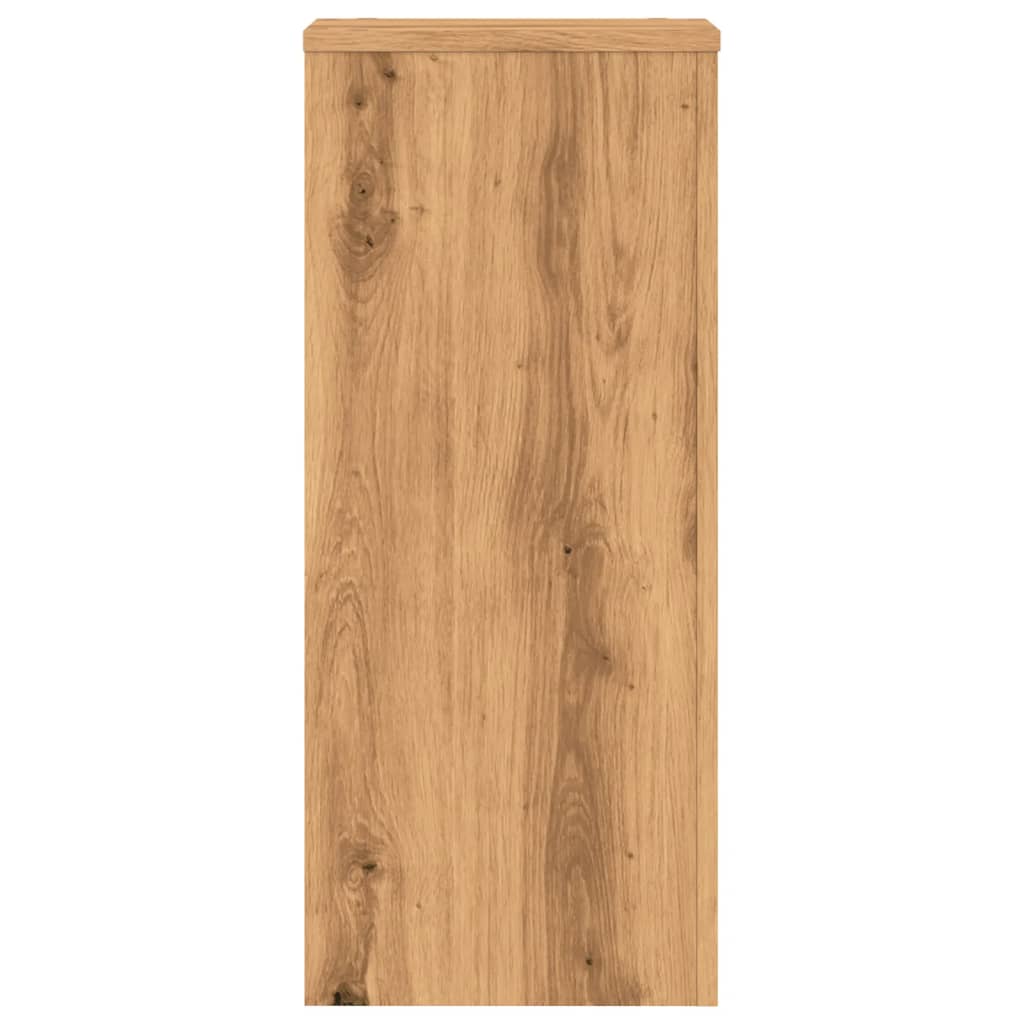 Supports pour plantes 2 pcs chêne artisanal bois d'ingénierie - 6