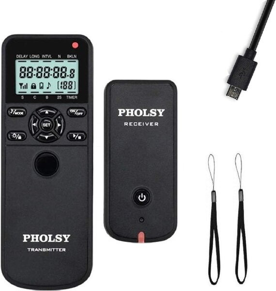 Telecomandă Pholsy HDR cu temporizator pentru camerele Fujifilm din seria GFX și X