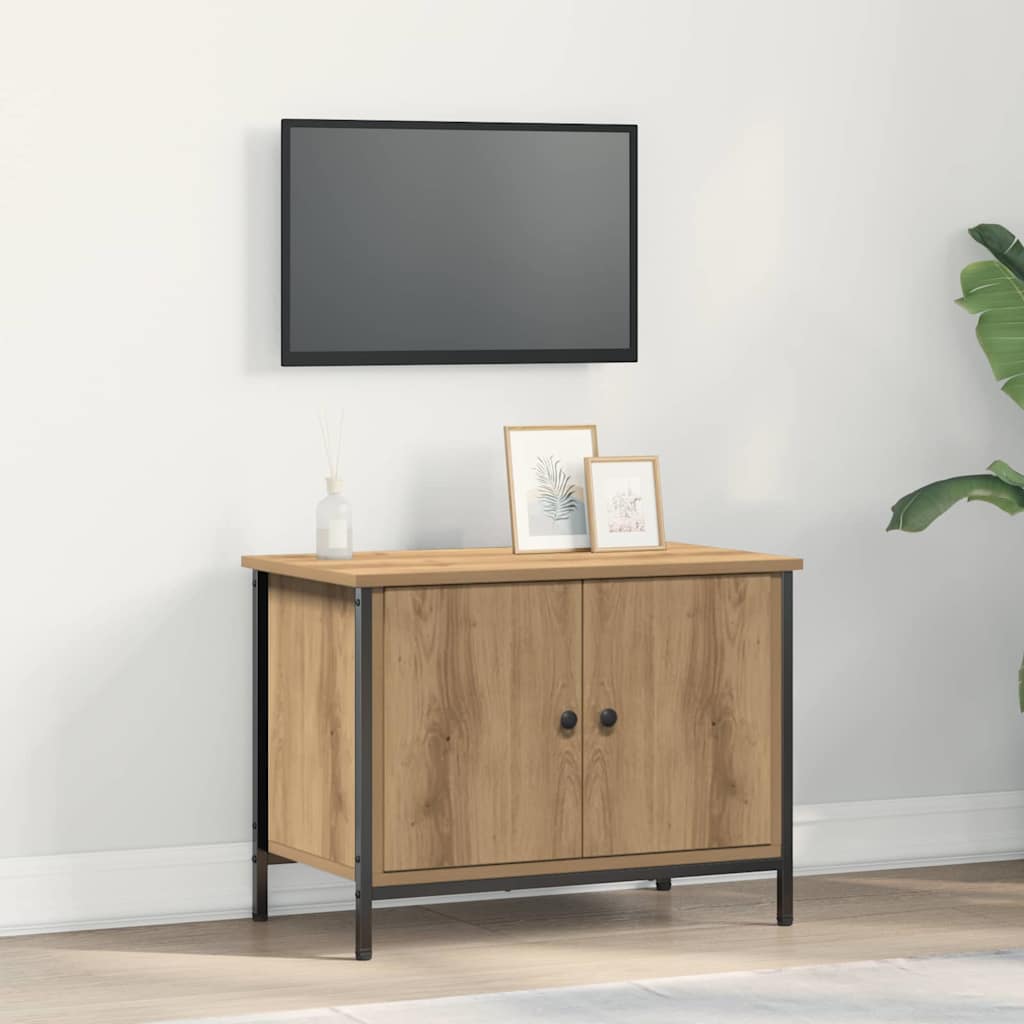 Armario De Pared Madera De Ingeniería Roble Artesano Con Espacio De Almacenaje Vidaxl