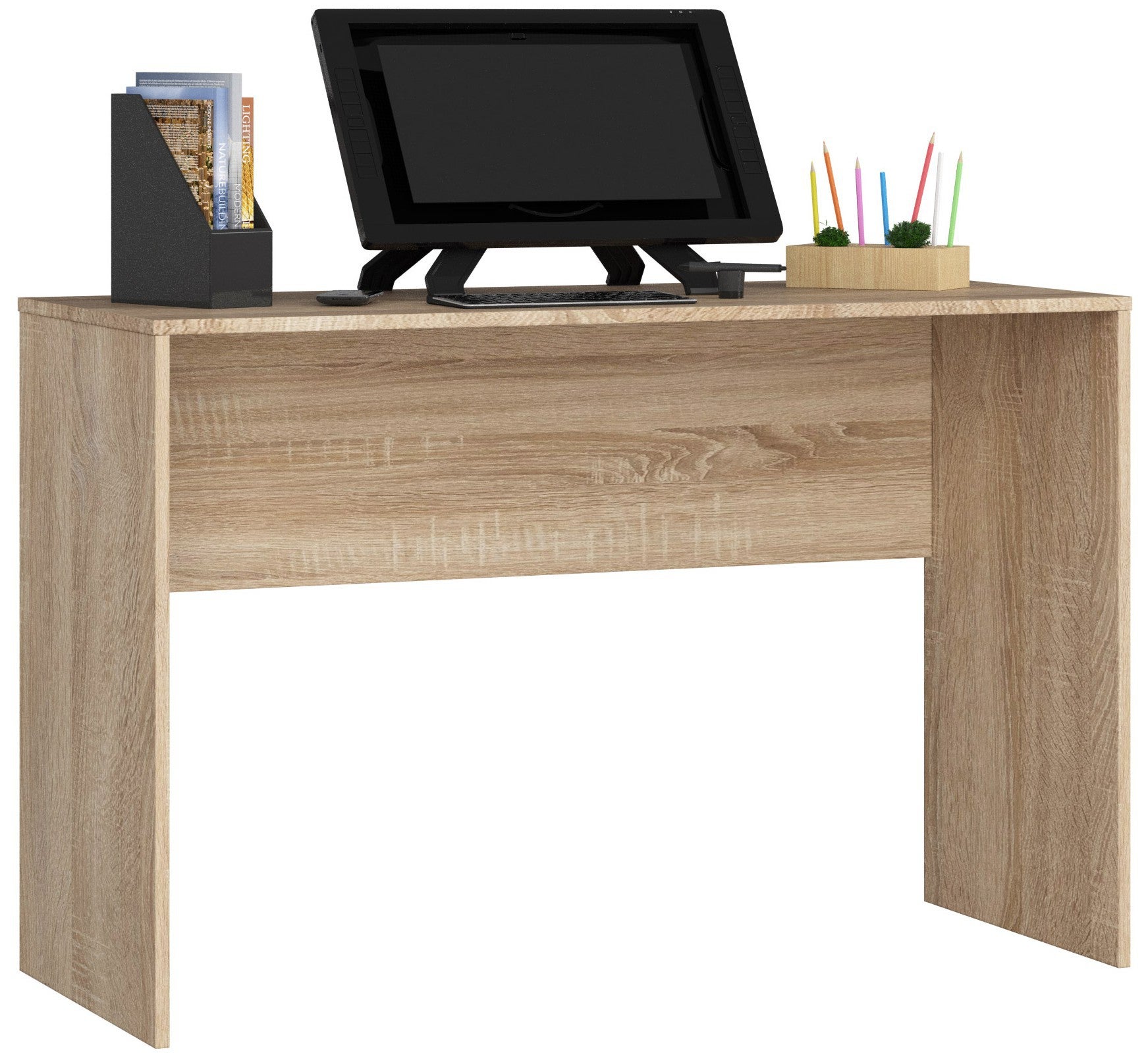 Biurko AKORD B17 Dąb Sonoma 120 cm kolor Dąb Sonoma mat 120x50x79 cm
