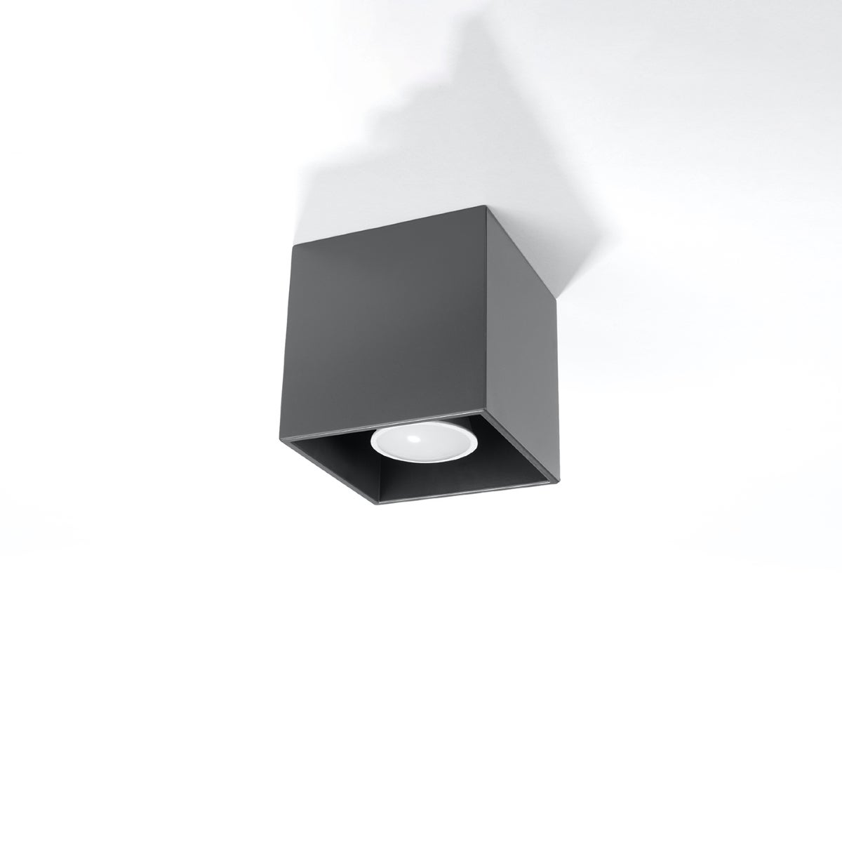 Plafon QUADX 1 antracyt LED 4000K - 10x10x10cm Sollux