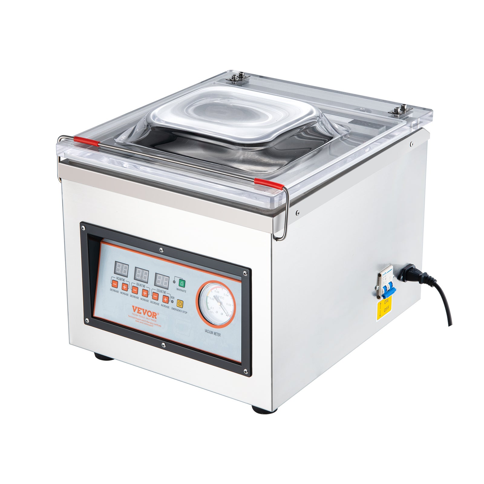 Machine à emballer sous vide de précision - Machine industrielle - En acier inoxydable - 120 W - 2 CFM