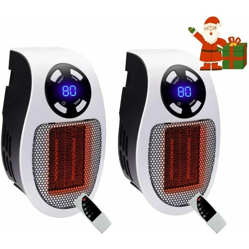 Mini ventilateur de chauffage électrique avec poignée, chauffage d'hiver pour le bureau et la maison, Protection contre la surchauffe