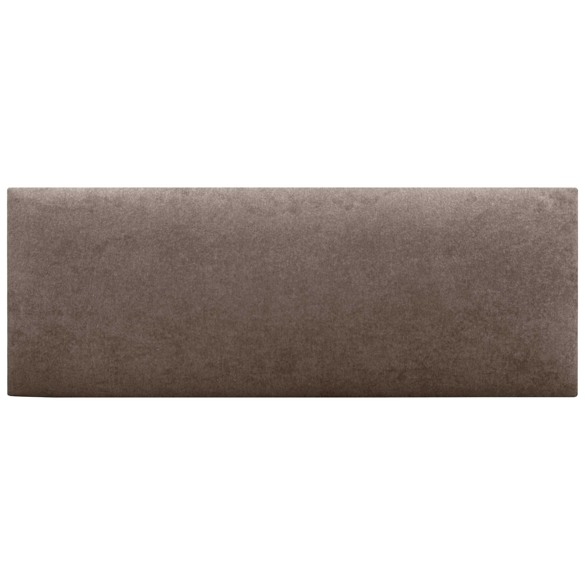 DHOME Cabecero de Tela AQUALINE Liso cabeceros Cabezal tapizado Cama Lujo (Tela Marrón, 150cm (Camas 120/135/140)) - 3