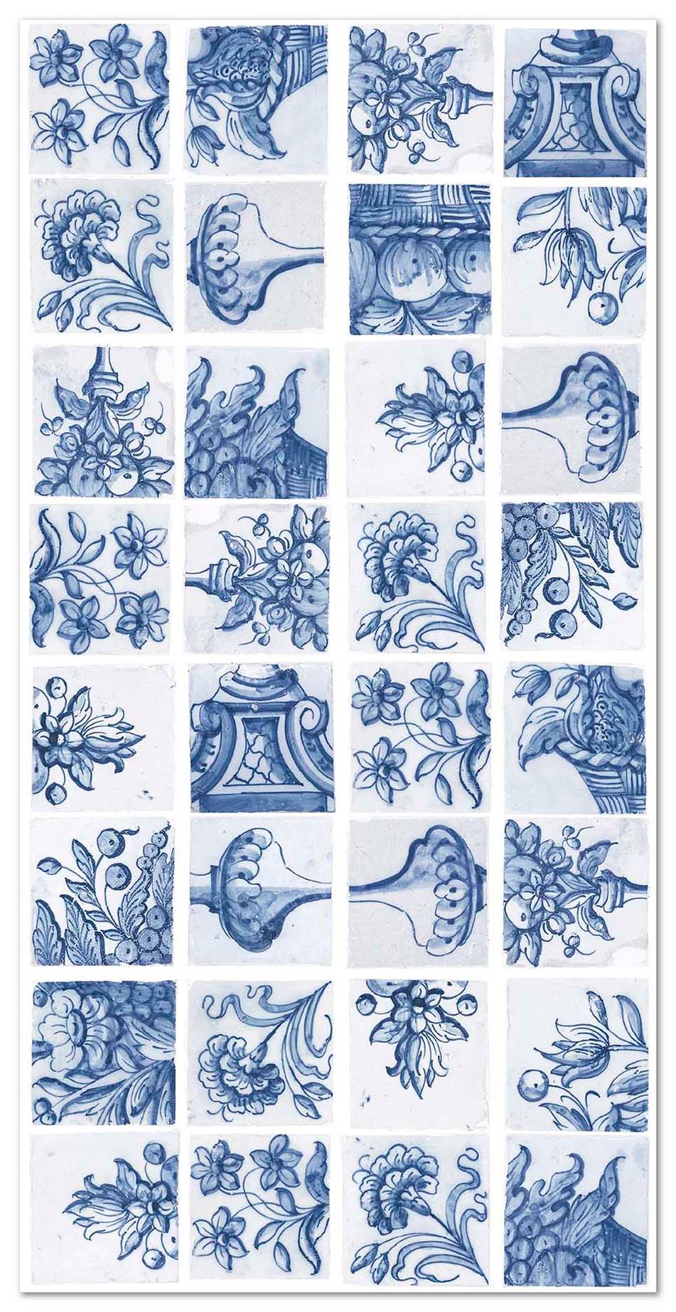 Carrelage mexicain Broken Talavera en motifs variés carreaux 15 livres - France Carrelage mexicain Broken Talavera en motifs variés carreaux 15 livres - France
