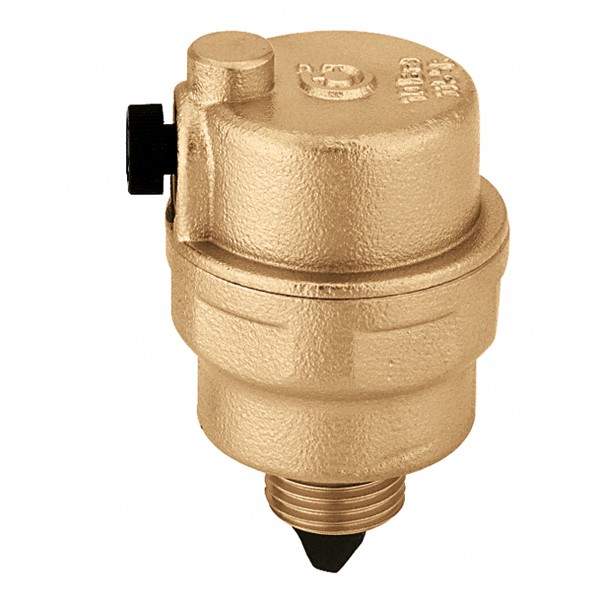 Vanne d'air automatique à sortie horizontale Caleffi 5024 - 3/8