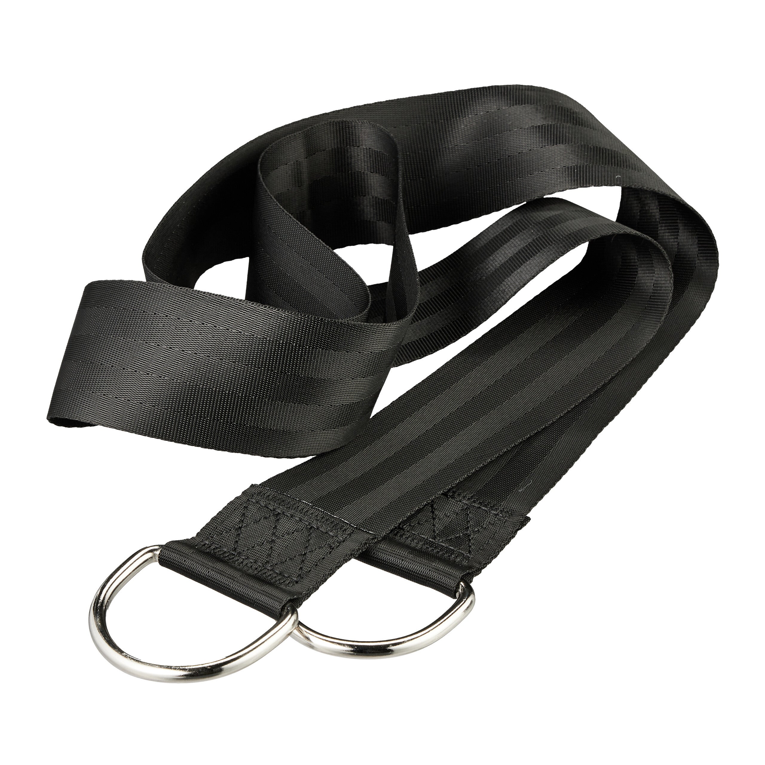 Kit fixation hamac, 2 sangles, mousquetons et tapis de protection, supporte jusqu'à 900 kg, noir/gris, Relaxdays - 7