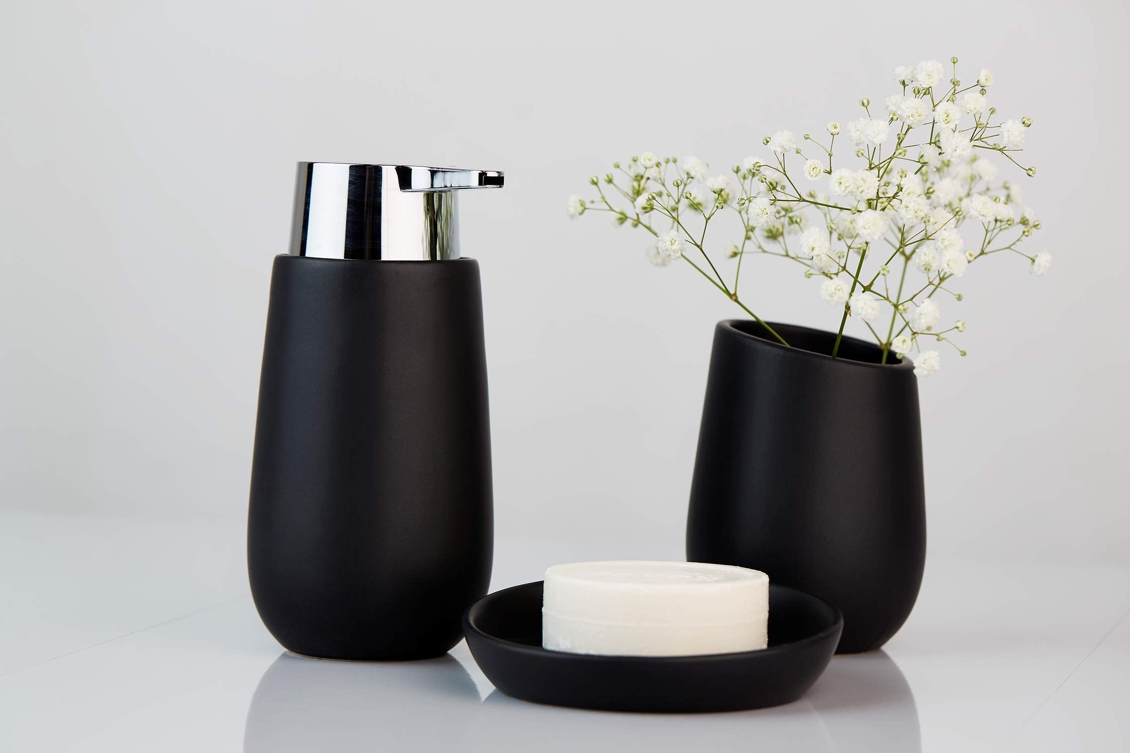 Distributeur de savon liquide BADI, noir, WENKO, WENKO - 6