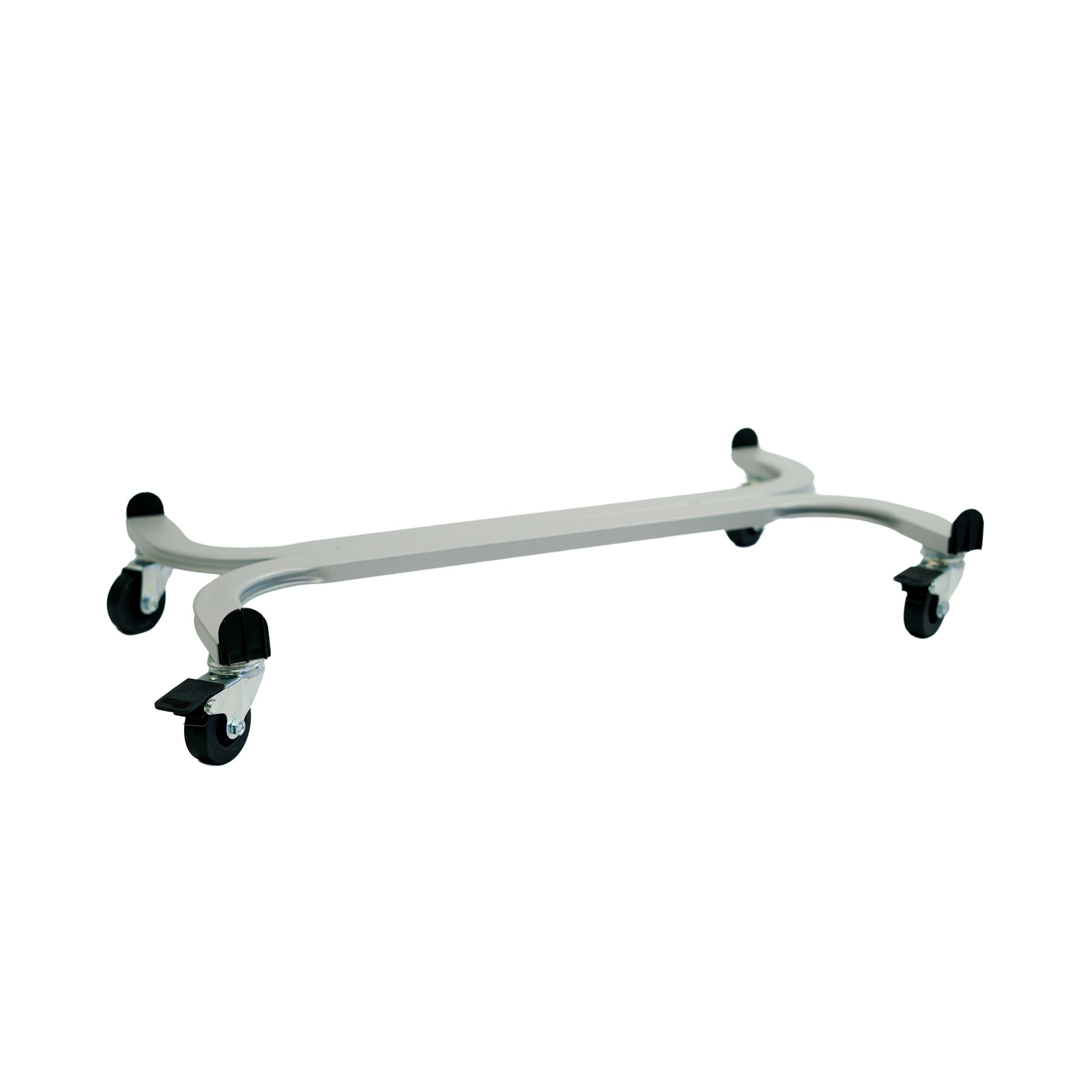 Sottovaso Per Piante Con Ruote Angoily, Quadrato, In Resina, Grigio, 36x32 Cm