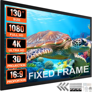 Écran De Projection Portable 16:9 - Tailles 30 à 72 Pouces - Enroulable Manuel, Pour Intérieur Et Extérieur