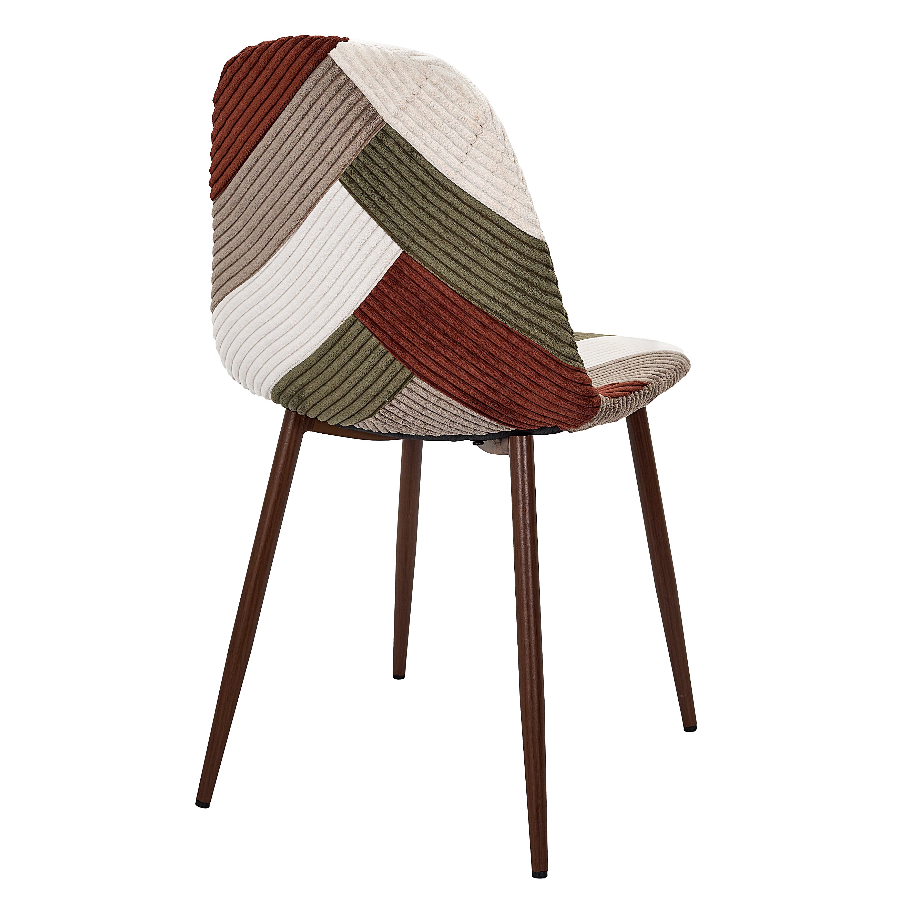 Lot de 4 Chaises Côtelé 