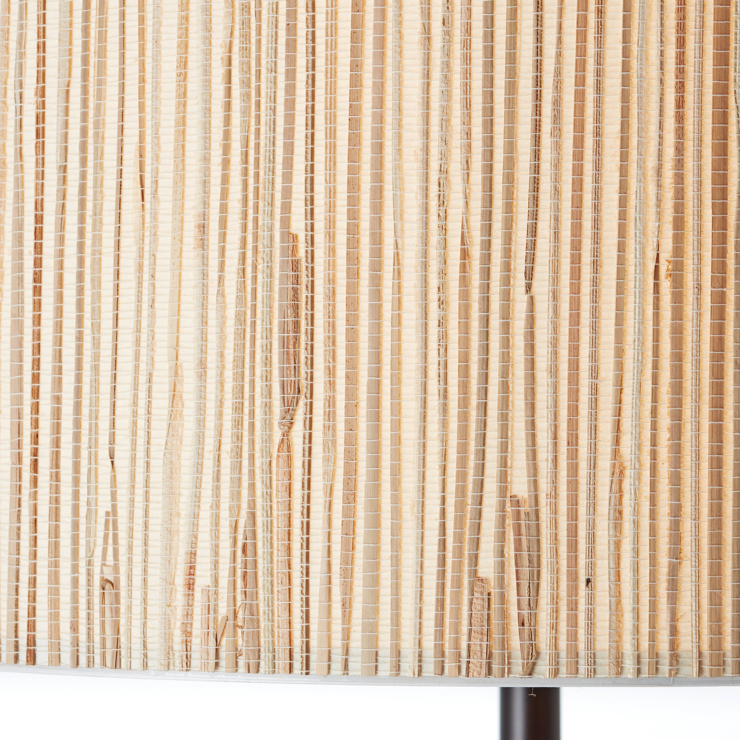 WIMEA-Lampa podłogowa metalowa/trawa morska wys. 161,5 cm - - 4