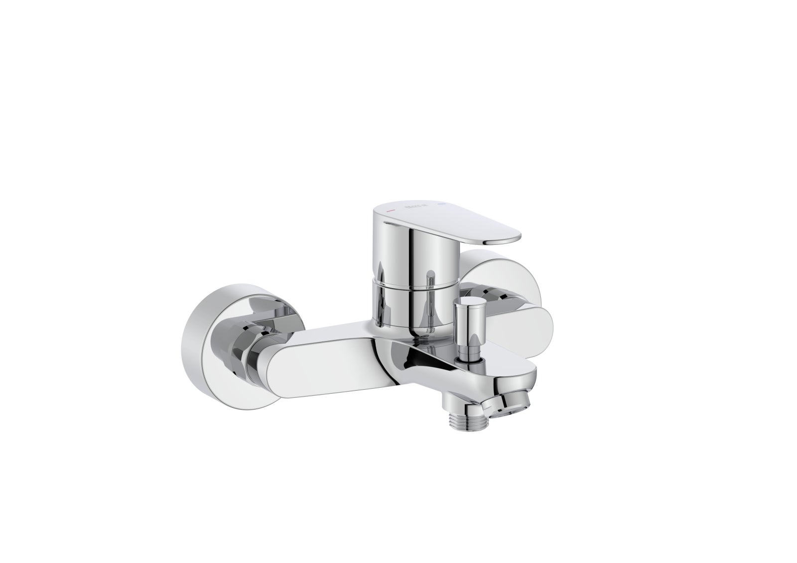 Baterie cada Roca A5A024FC00, Victoria Plus, montaj pe perete, tip incastrare aparent, tip comanda monocomanda, crom
