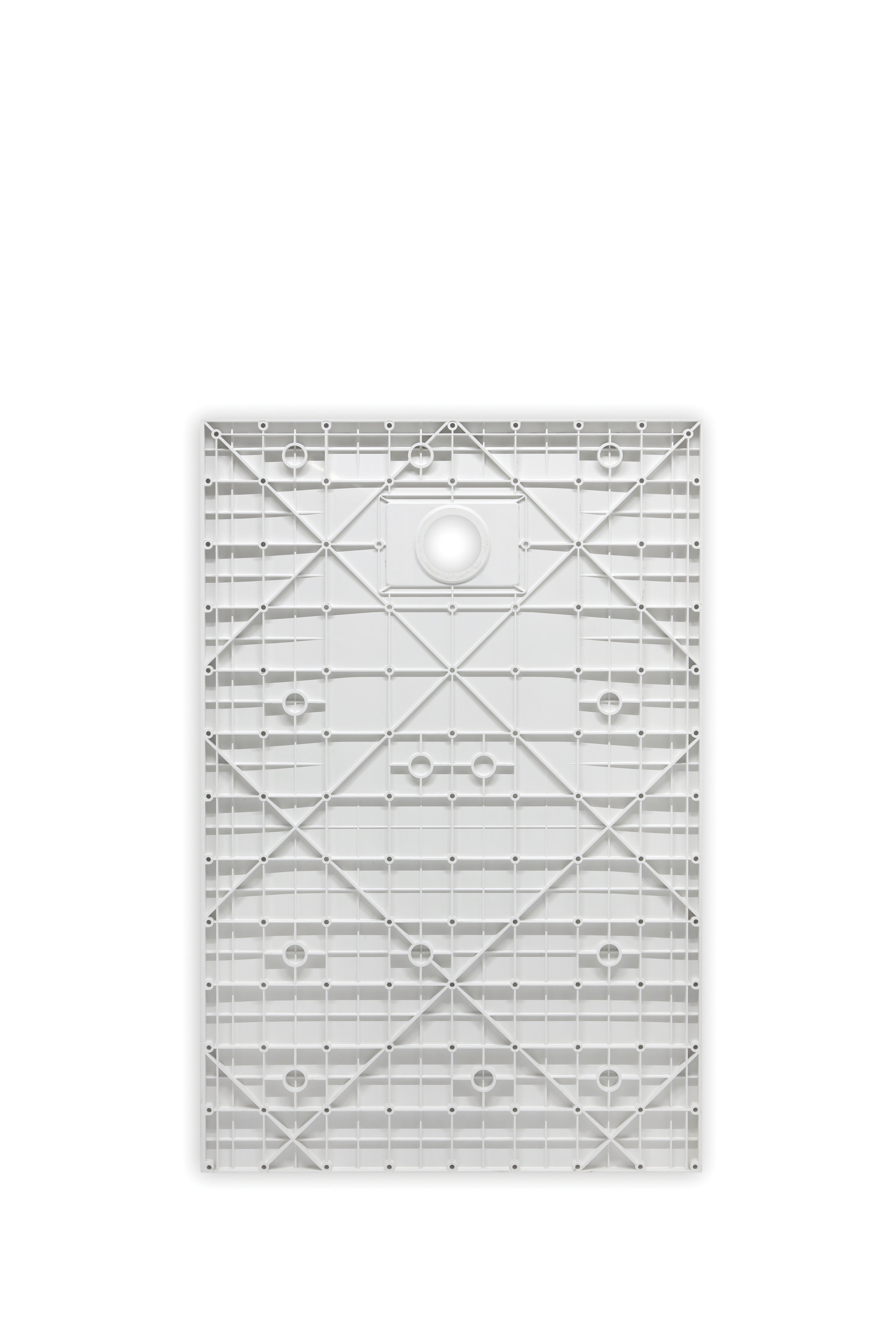 Piatto doccia effetto pietra in resina rinforzata 100 x 70 cm reducibile Kinedo pietraviva PIPIV241070BM - Bianco - 2