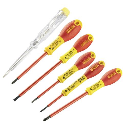 Set di 6 cacciaviti isolati 1000V STANLEY Fatmax + tester - 0-65-443 - 3