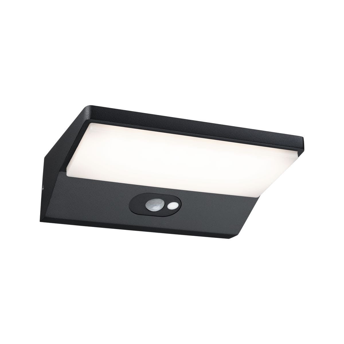 Kinkiet solarny z czujnikiem Wall grafit LED 3W 3000K 310lm IP44 wym: 5,8 x 18 x 15 cm aluminium Paulmann